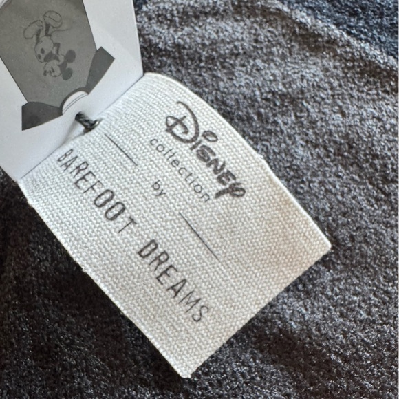 Barefoot Dreams X Disney collab Carbon/black classic Mickey Mouse Tee-SUPER SOFT - Picture 10 of 11